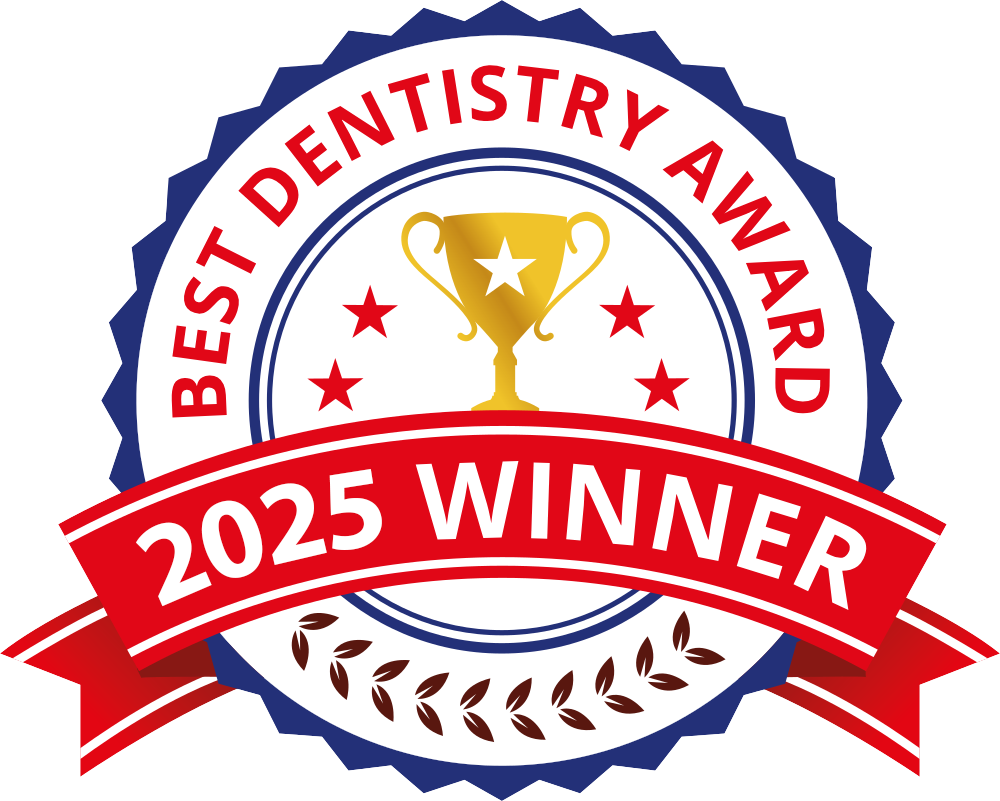 Best Dentistry Award 2025 Winner badge